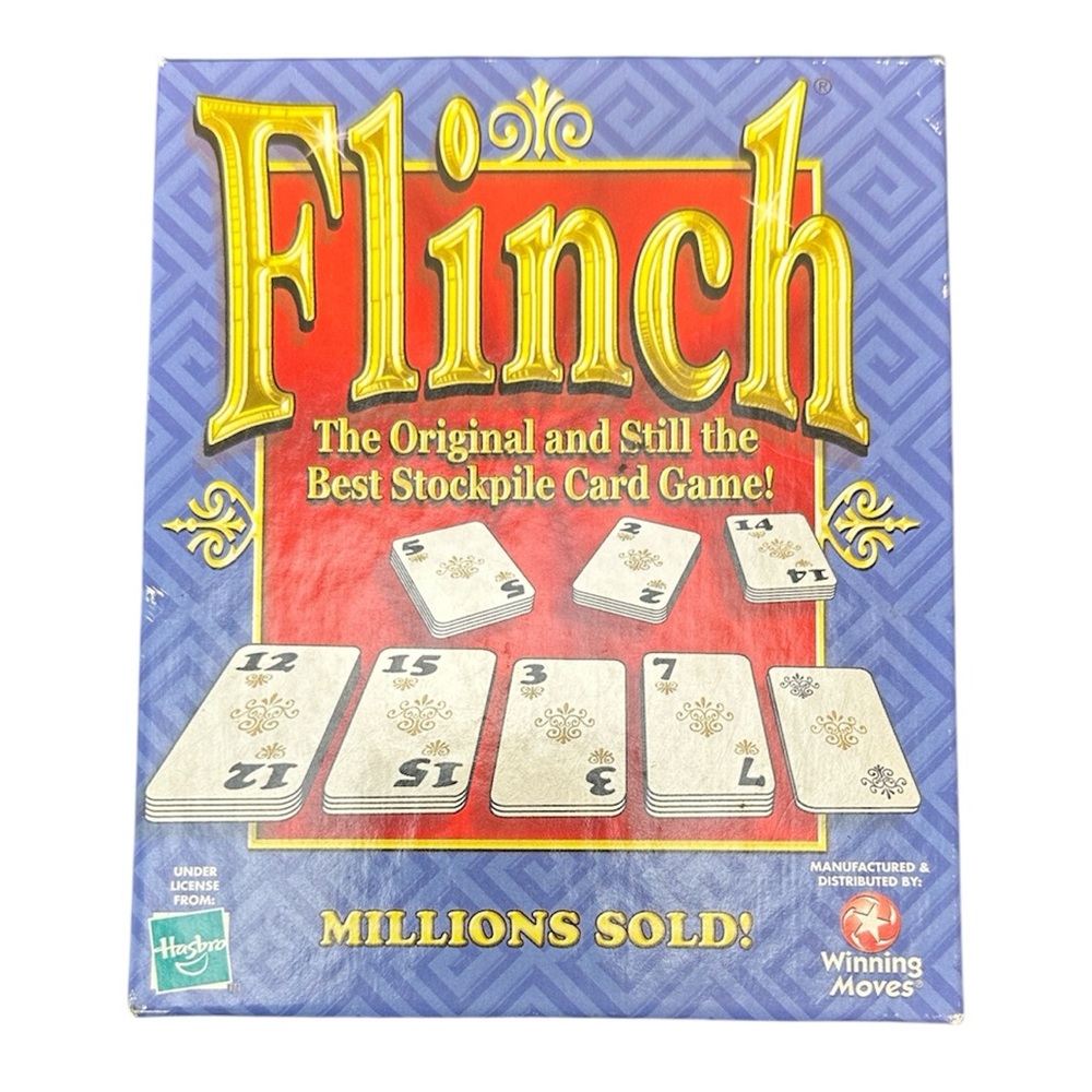 Hasbro Flinch The Original Still the Best Stockpile‎ Card Game Ages 7 to Adult